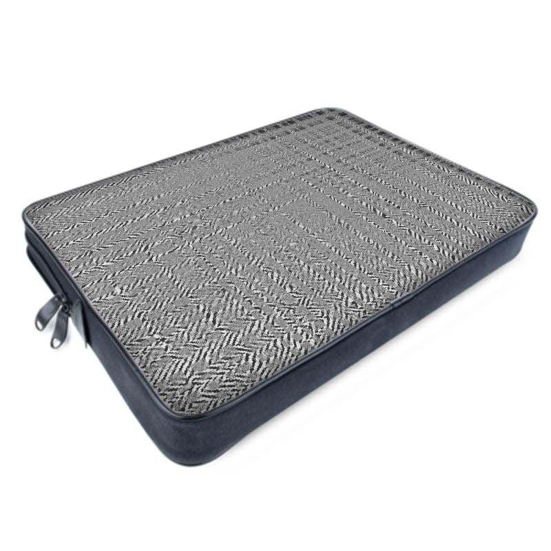 01101110 Herringbone/ Plaid Laptop Bag