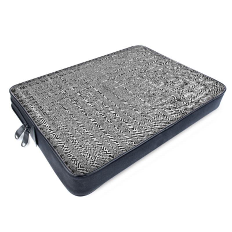01101110 Herringbone/ Plaid Laptop Bag