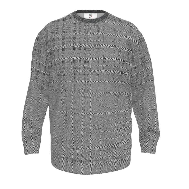 01100111 Herringbone/ Plaid Sweatshirt