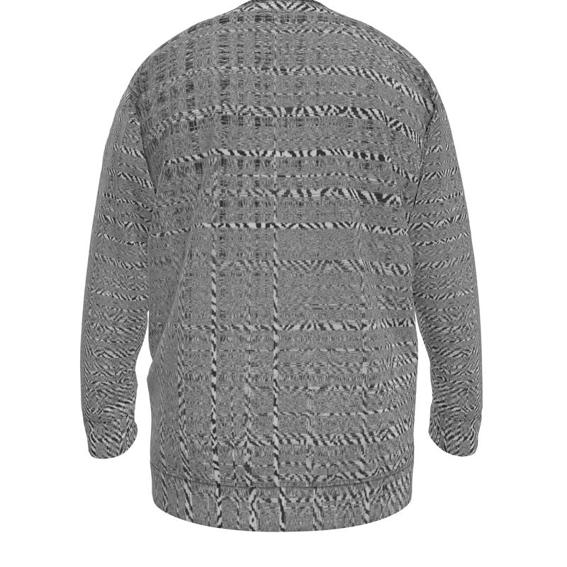 01100111 Herringbone/ Plaid Sweatshirt